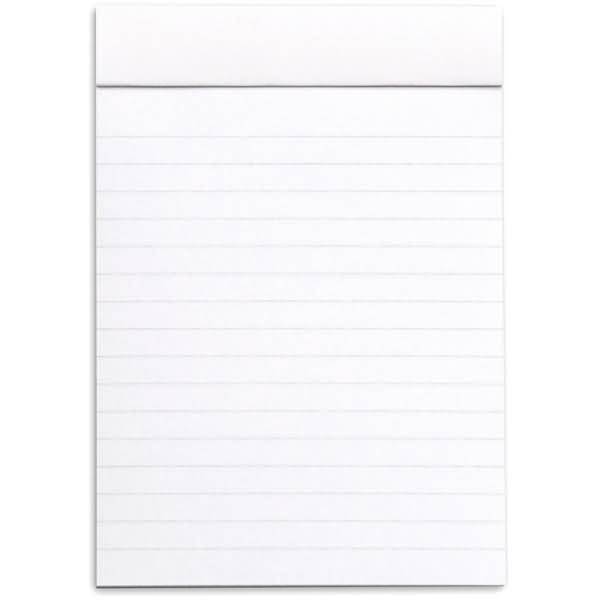 Notizblock White Nr. 13 A6 liniert 80 Blatt weiß