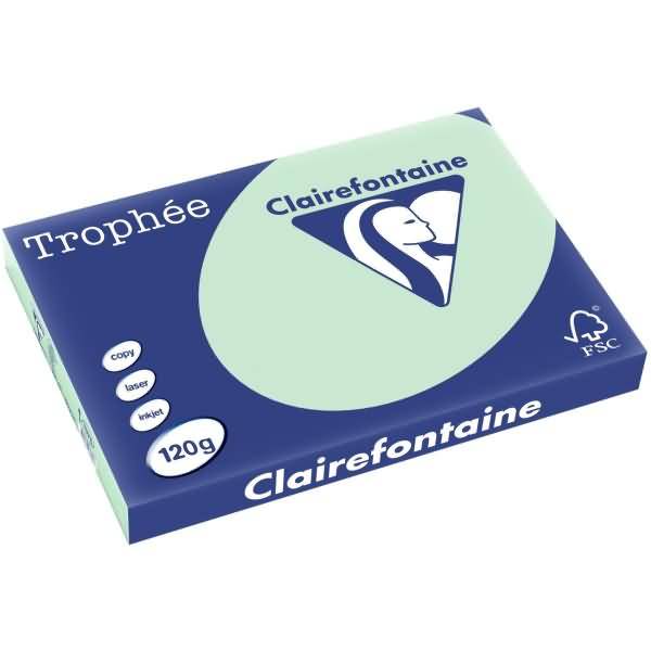 Kopierpapier Trophee A3 120g/qm VE=250 Blatt hellgrün