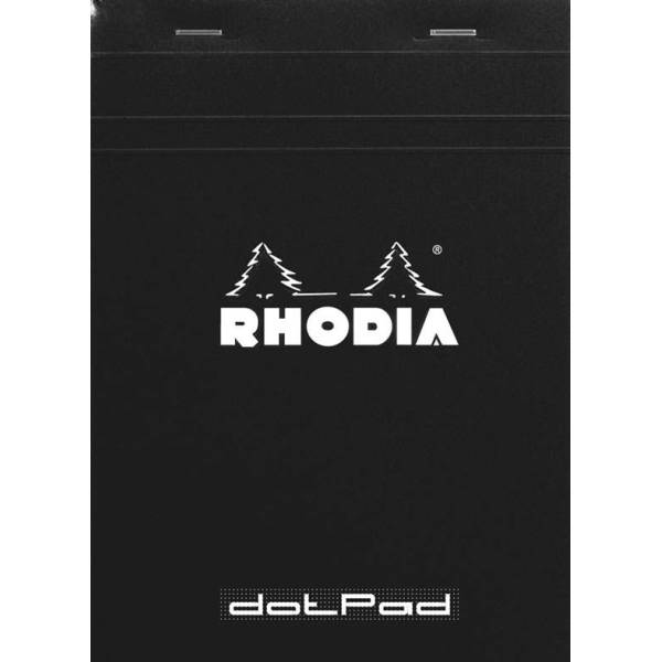 Schreibblock Rhodia DotPad Nr. 16 A5 80 Blatt dot-Lineatur schwarz
