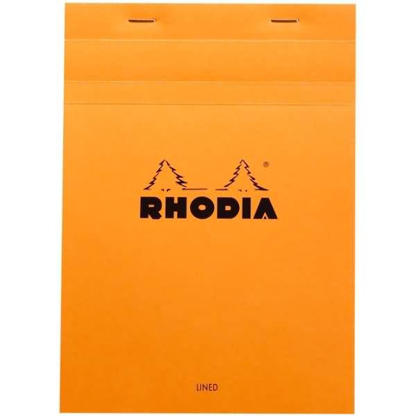 Notizblock Nr. 16 A5 14,8x21cm 80 Blatt 80g liniert mit Rand orange