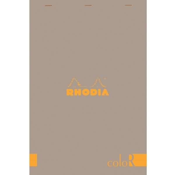 Notizblock color A4 liniert 70 Blatt mausgrau