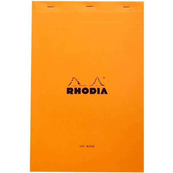 Notizblock Nr. 19 A4+ 21x31,8cm 80 Blatt 80g blanko orange