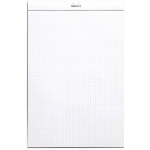 Notizblock White Nr. 19 A4+ kariert 80 Blatt weiß