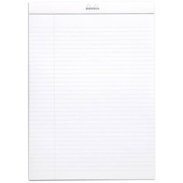 Notizblock White Nr. 19 A4+ liniert 80 Blatt weiß