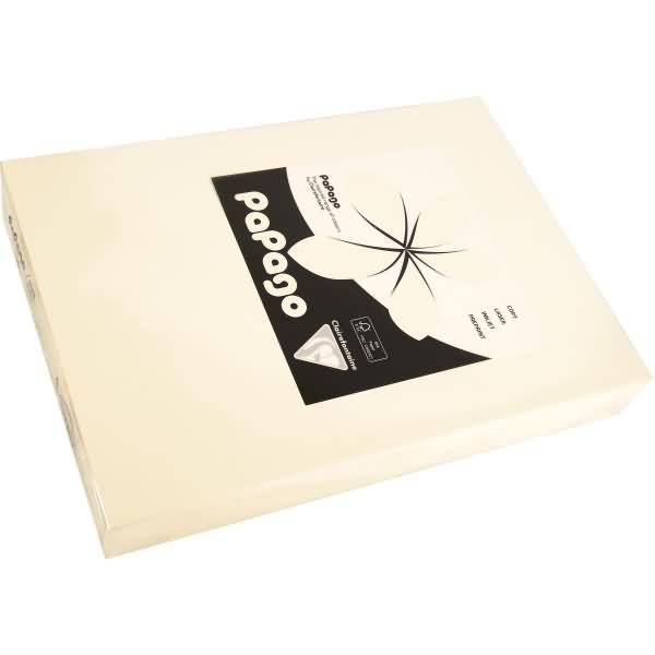 Multifunktionspapier Papago A4 210x297mm 120g/qm elfenbein VE=250 Blatt