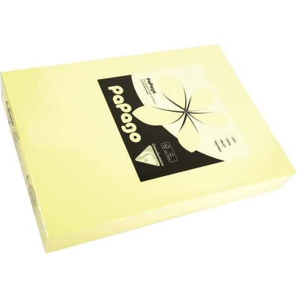 Multifunktionspapier Papago A4 210x297mm 120g/qm gelb VE=250 Blatt