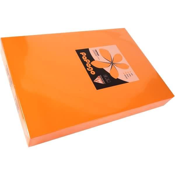 Multifunktionspapier Papago A3 420x297mm 160g/qm mandarinorange VE=250 Blatt