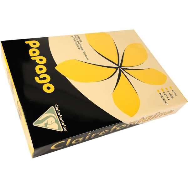 Multifunktionspapier Papago A3 420x297mm 80g/qm goldgelb VE=500 Blatt