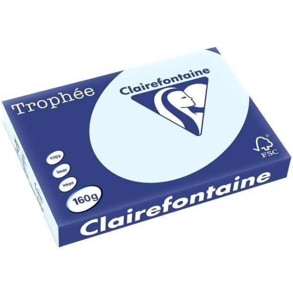 Kopierpapier Trophee A3 160g/qm VE=250 Blatt blau