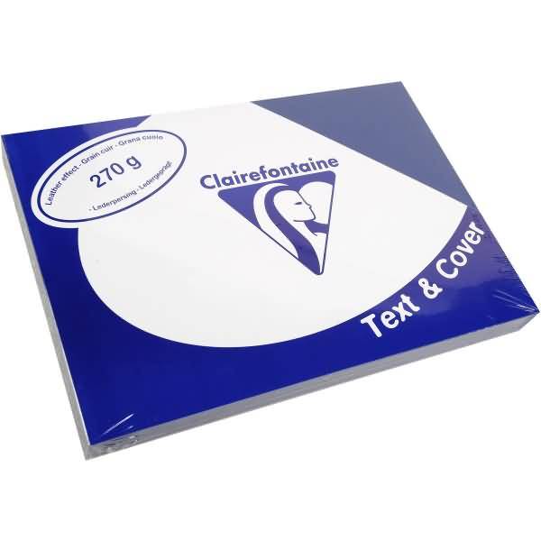 Deckblätter A4 210x297mm 270g/qm königsblau Leder VE=100 Blatt