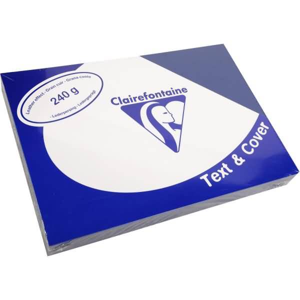 Deckblätter A4 210x297mm 240g/qm königsblau Leder VE=100 Blatt