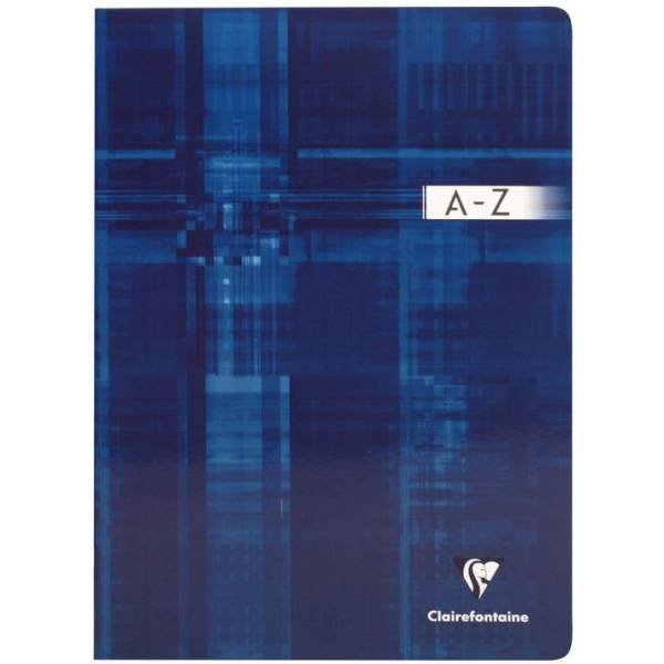 Registerbuch A4 48 Blatt kariert A-Z farbig sortiert