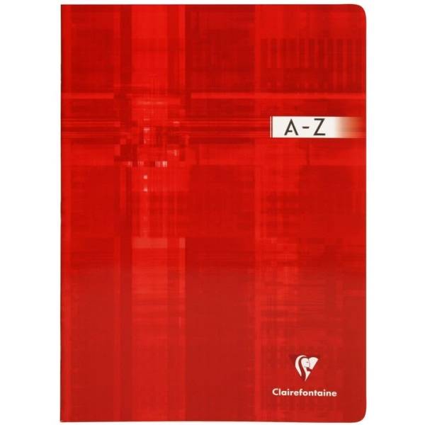 Registerbuch A4 48 Blatt kariert A-Z farbig sortiert