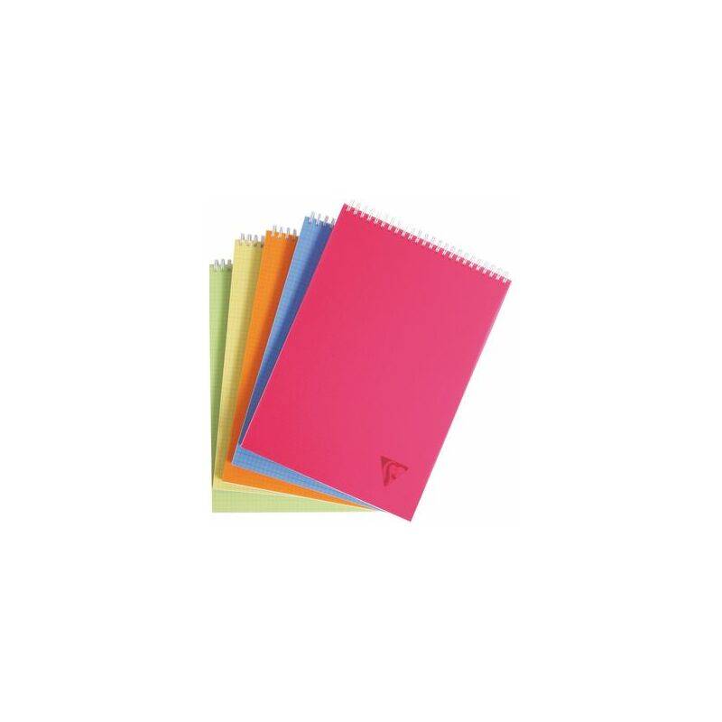 Clairefontaine Spiral-Notizblock LINICOLOR, DIN A4, liniert