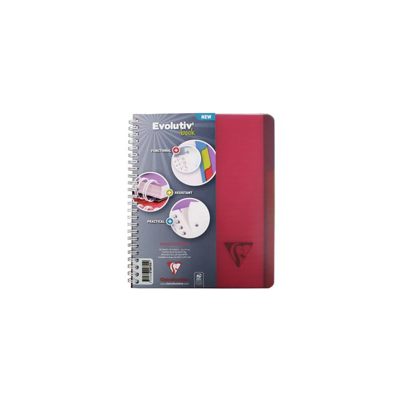 Clairefontaine Collegeblock Evolutiv'book, A5+, kariert