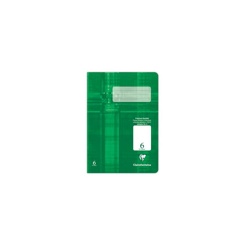 Clairefontaine Schulheft Premium, DIN A5, Lineatur 6