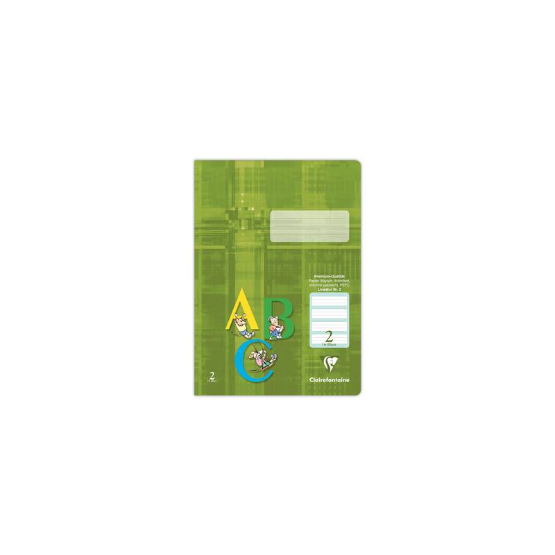 Clairefontaine Schulheft Premium, DIN A4, Lineatur 2