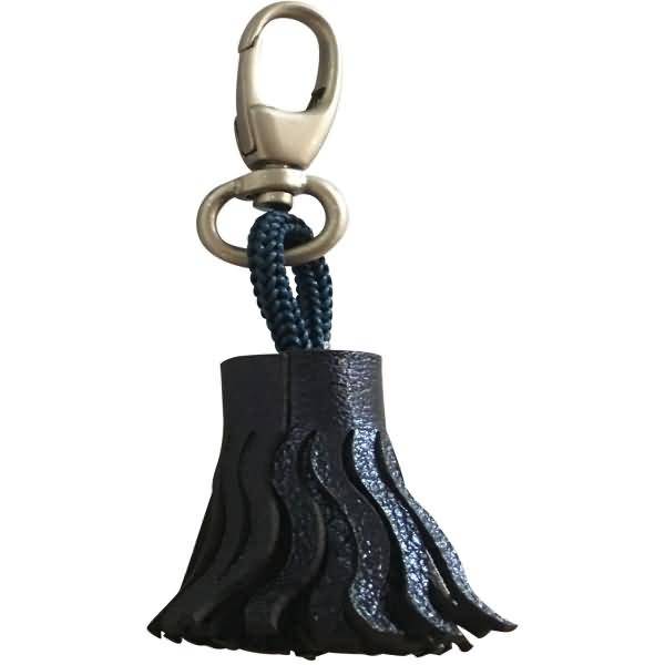 Schlüsselanhänger Leder 4x2,5cm oil