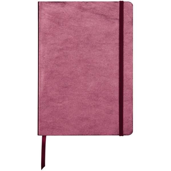 Notizbuch flexibel A5 72 Blatt liniert cherry