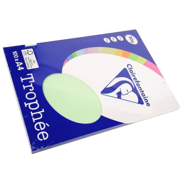 Kopierpapier Trophee A4 80g/qm 100 Blatt grün