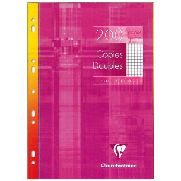 Kanzleipapier A4 kariert gelocht 100 Blatt