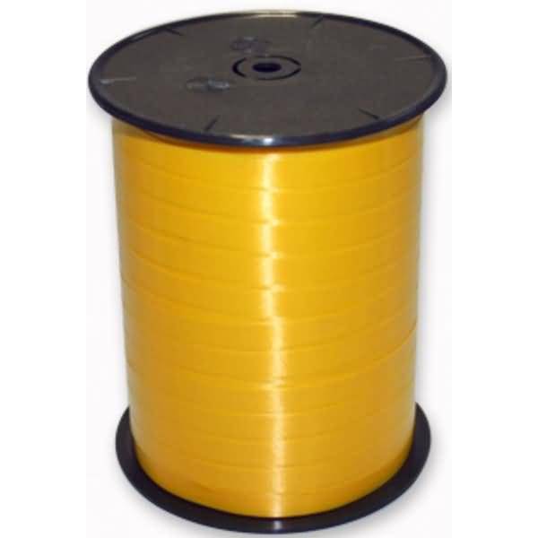 Geschenkband glatt 7mmx500m zitronengelb