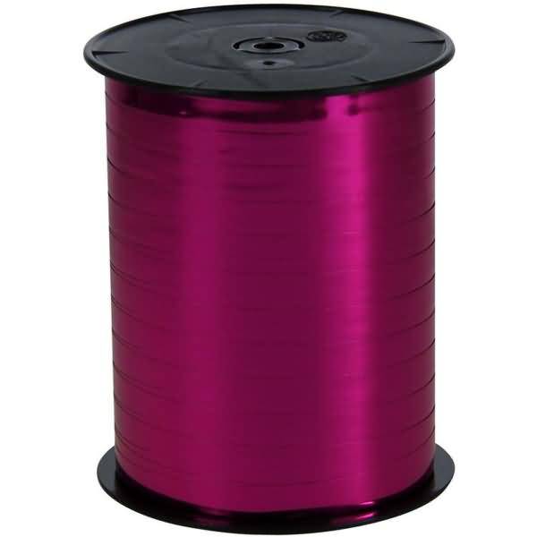 Geschenkband Alubeschichtung 7mmx250m fuchsia