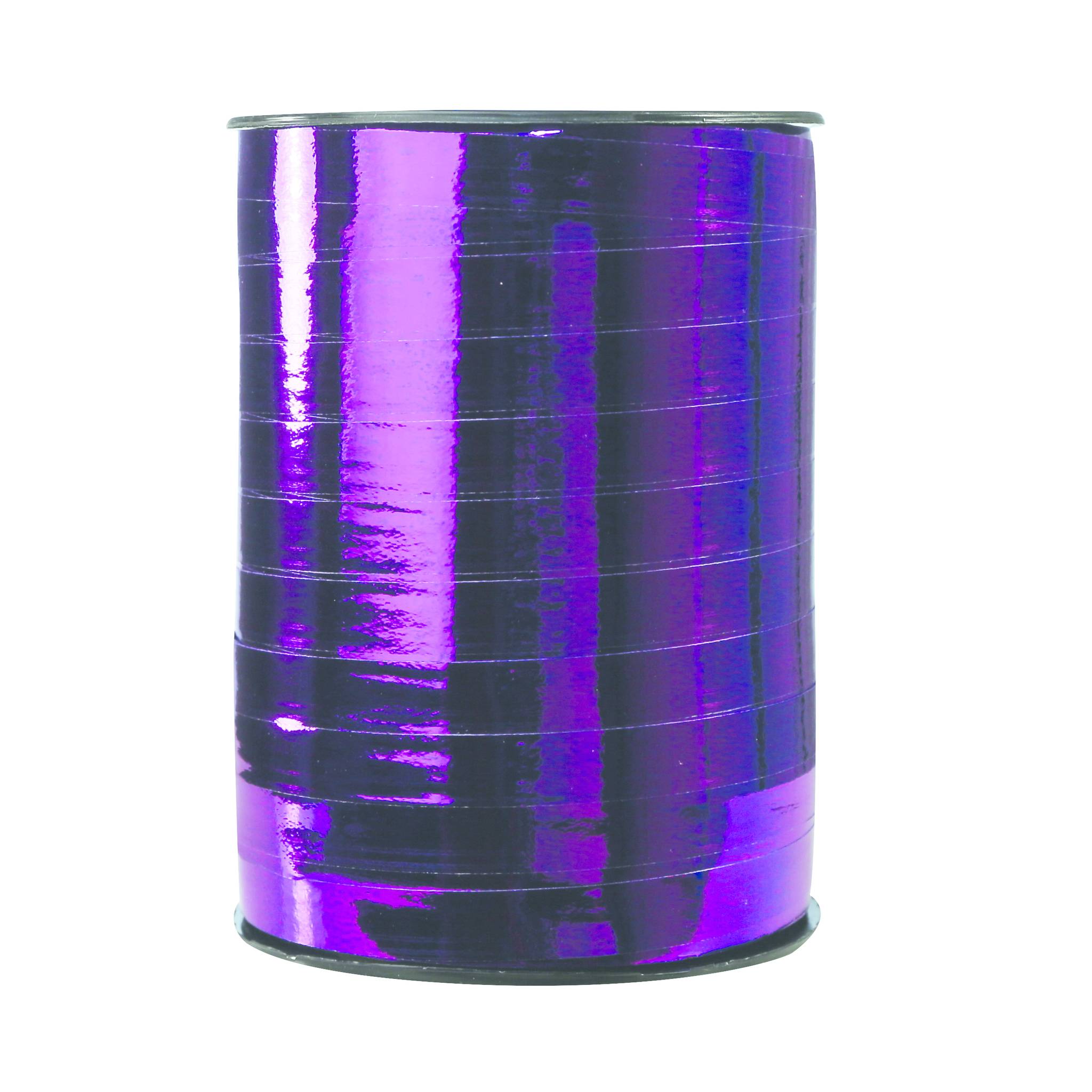 Clairefontaine Spule Geschenkband, Metallic, 7mm x 250m - Violett 602011C