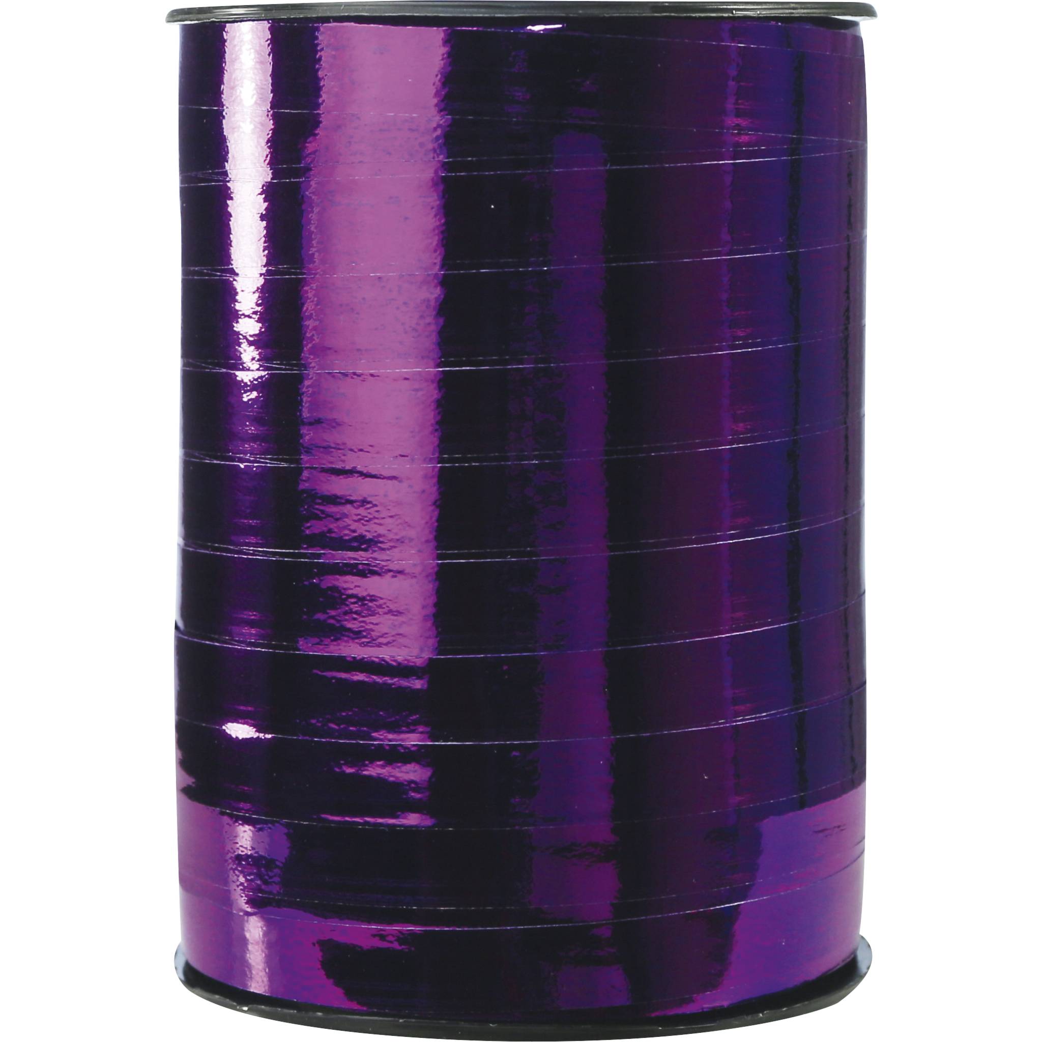 Clairefontaine Spule Geschenkband, Metallic, 7mm x 250m - Violett 602011C