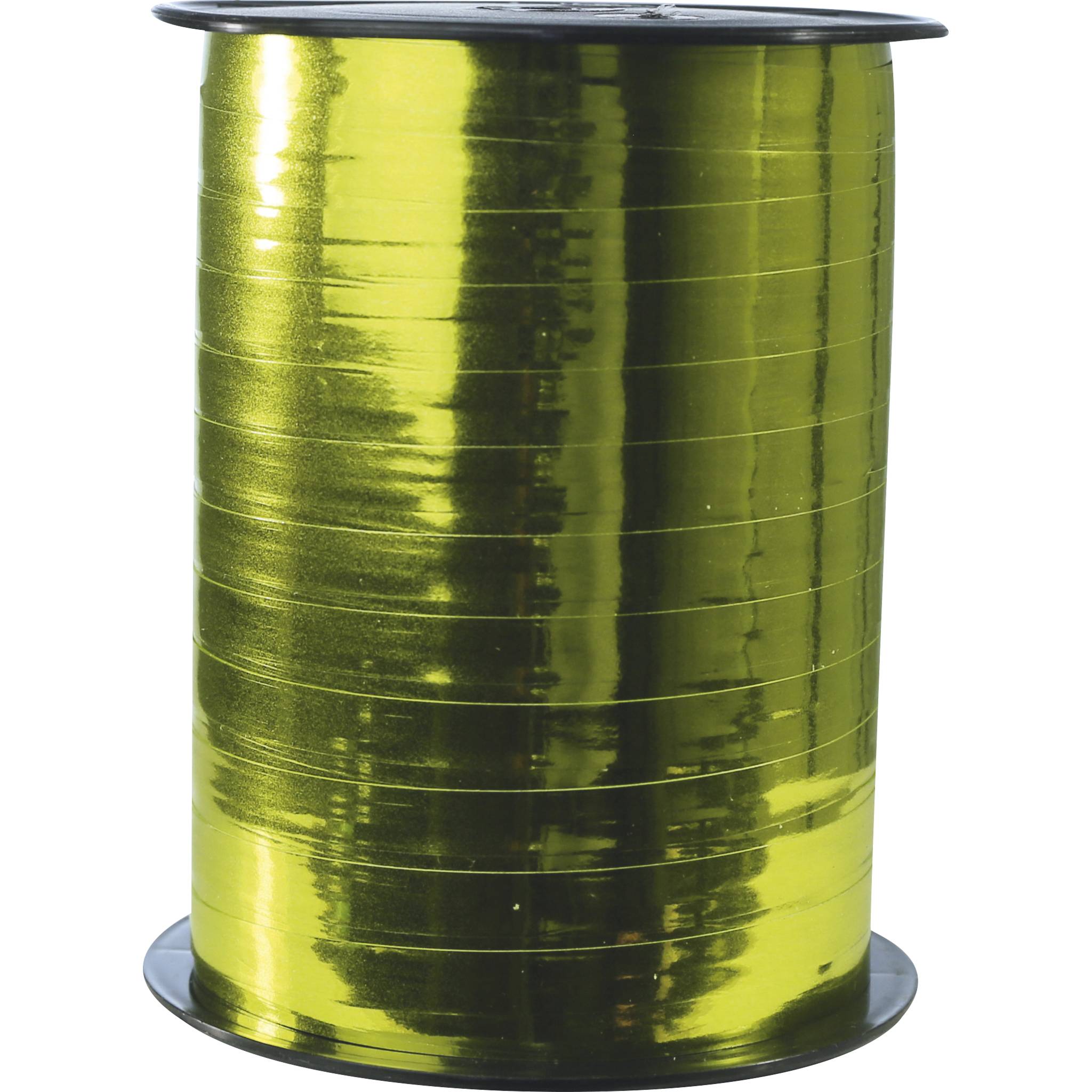 Clairefontaine Spule Geschenkband, Metallic, 7mm x 250m - Hellgrün 602012C