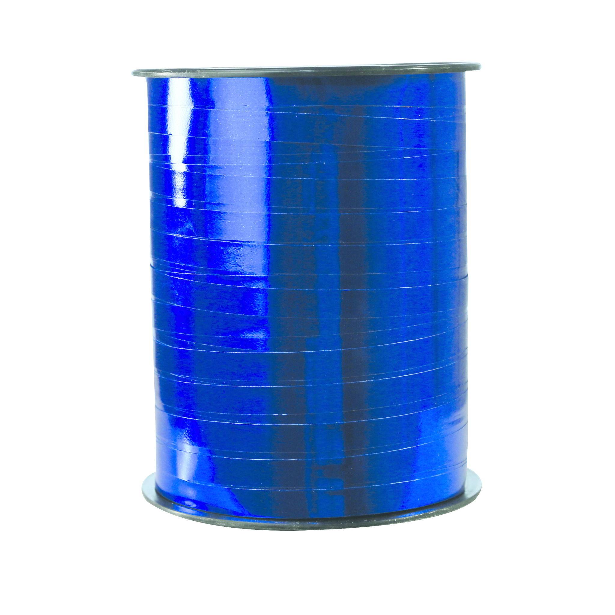 Geschenkband Alubeschichtung 7mmx250m königsblau