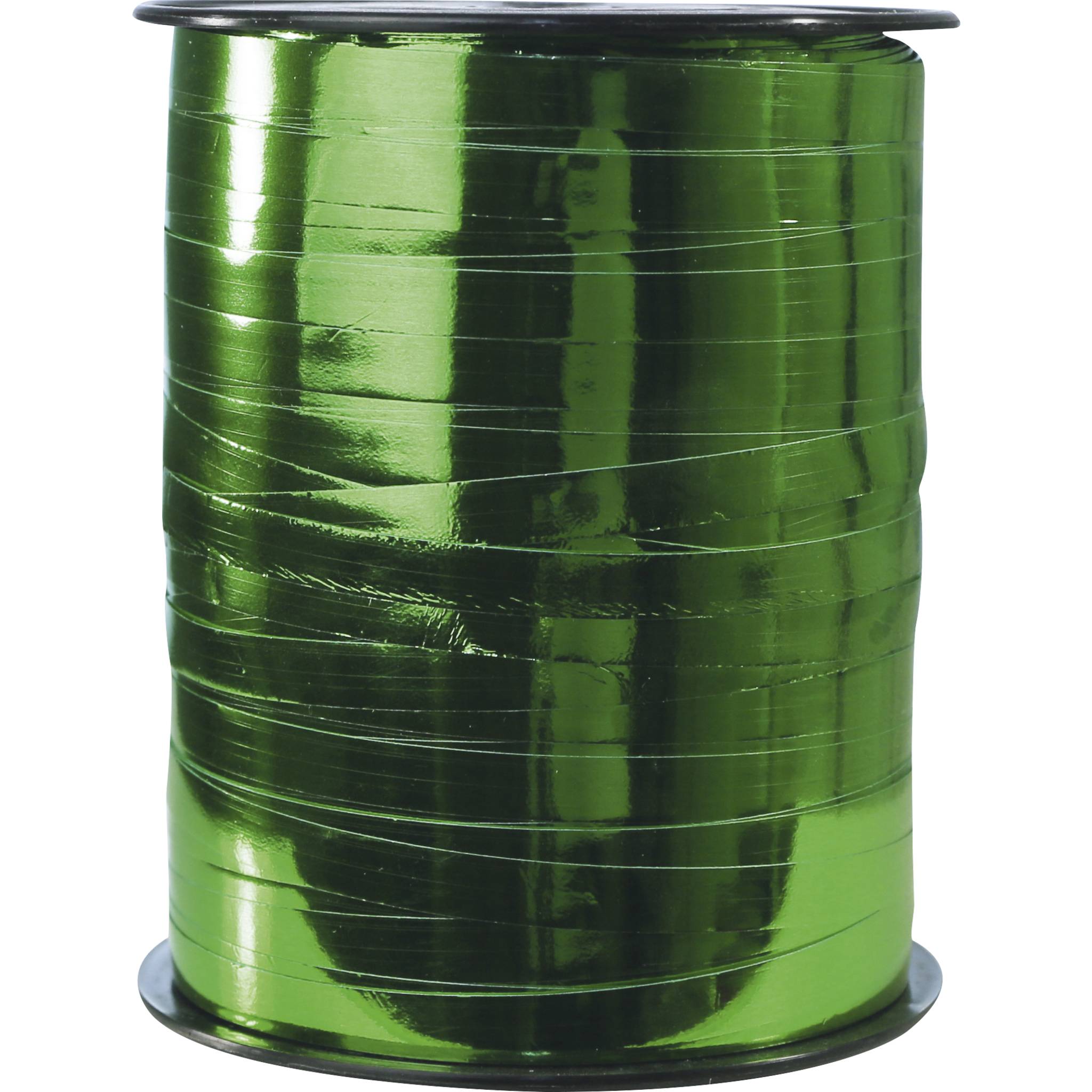 Clairefontaine Spule Geschenkband, Metallic, 7mm x 250m - Imperialgrün 602050C