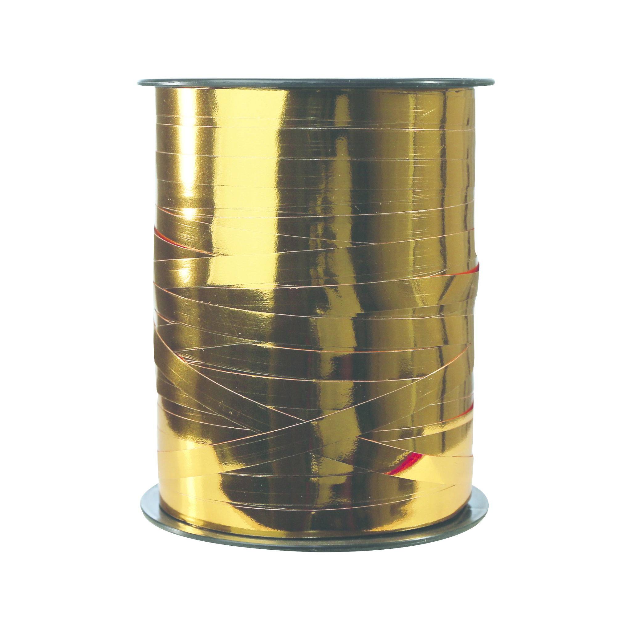 Clairefontaine Spule Geschenkband, Metallic, 7mm x 250m - Cognac 602072C