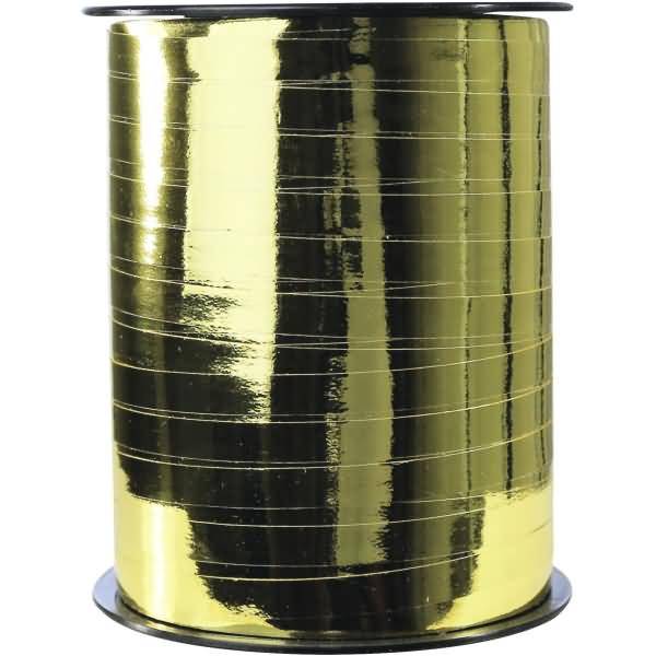 Geschenkband Alubeschichtung 7mmx250m gold