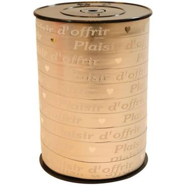 Geschenkband 'Plaisir d'offrir' 10mmx225m silber