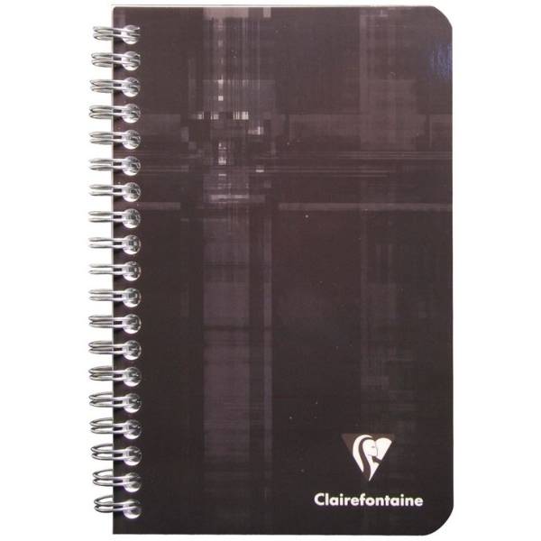 Spiralheft 11x17cm blanko 90 Blatt farbig sortiert