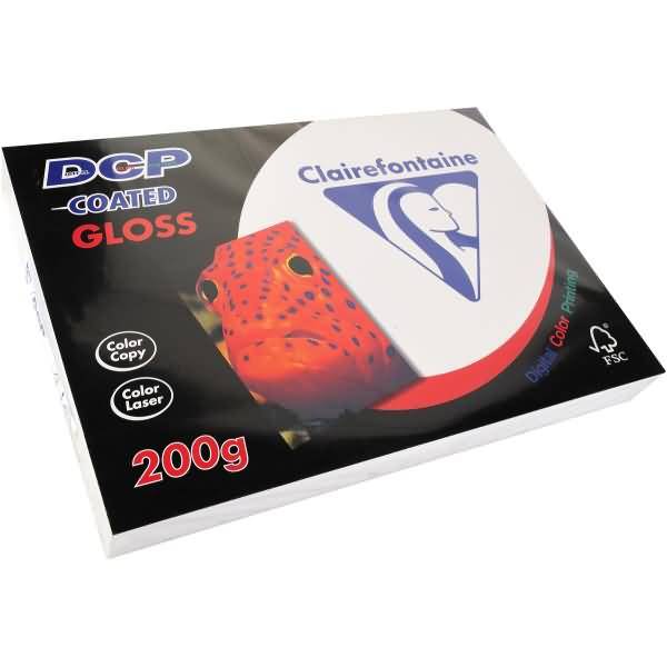 Laser- /Inkjetpapier DCP gestrichen Gloss A3 420x297mm 200g/qm weiß VE=250 Blatt