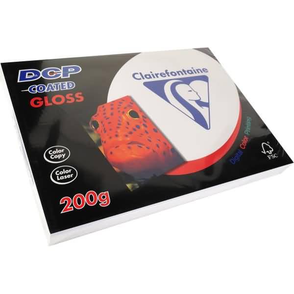 Laser- /Inkjetpapier DCP gestrichen Gloss SRA3 450x320mm 200g/qm weiß VE=250 Blatt