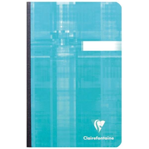 Notizheft 11x17cm 96 Blatt kariert farbig sortiert