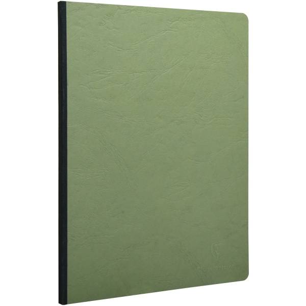Notizbuch A4 AgeBag Leinenoptik blanko 96 Blatt grün