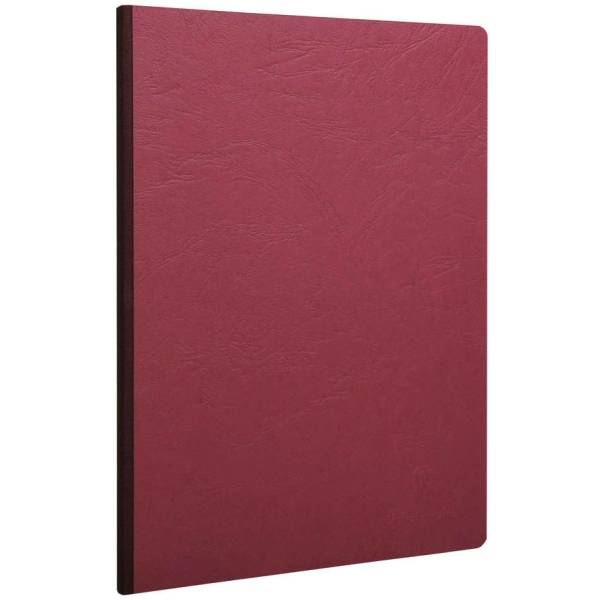 Notizbuch A4 AgeBag Leinenoptik liniert 96 Blatt rot