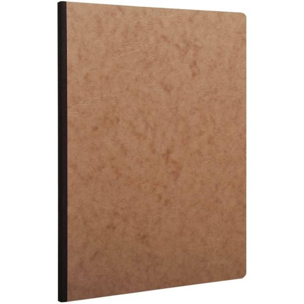 Notizbuch A4 AgeBag Leinenoptik liniert 96 Blatt braun