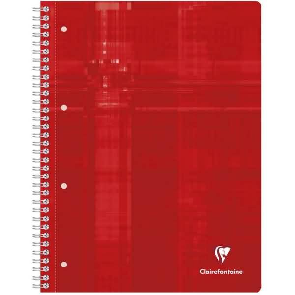 Kollegblock A4 kariert 4-farbig 120 Blatt farbig sortiert