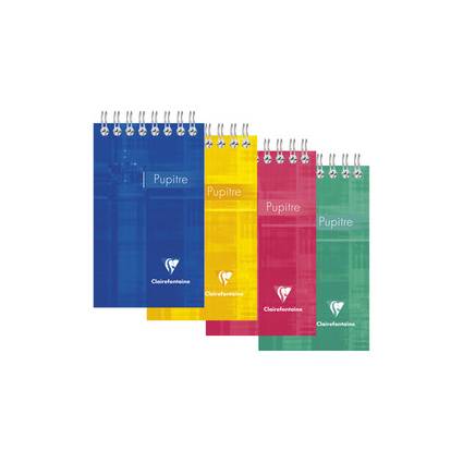 Clairefontaine Spiralnotizblock, 75 x 127 mm, kariert
