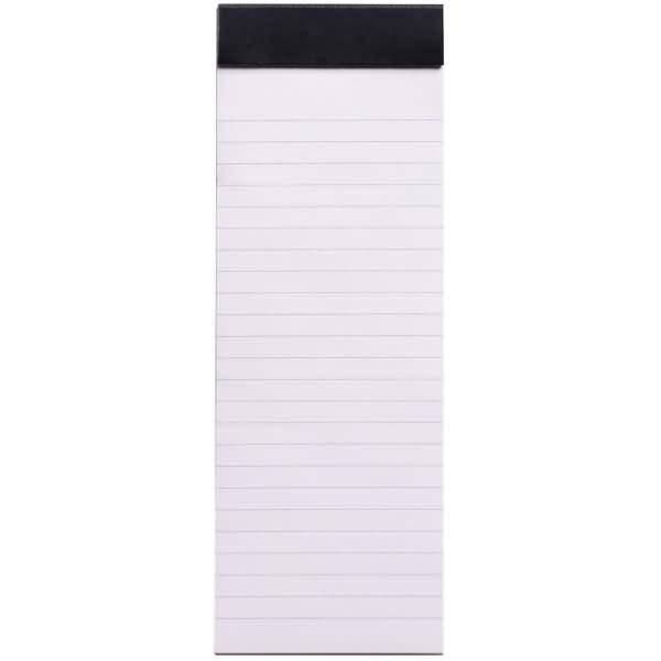 Notizblock Rhodia Nr. 8 7,4x21cm liniert 80 Blatt schwarz