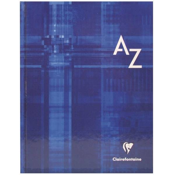 Registerbuch A4 96 Blatt kariert fester Deckel A-Z farbig sortiert