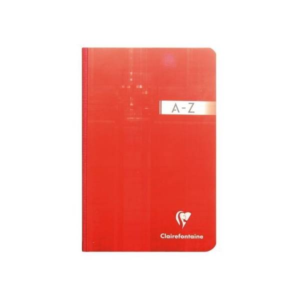 Registerbuch A4 96 Blatt kariert weicher Deckel A-Z farbig sortiert