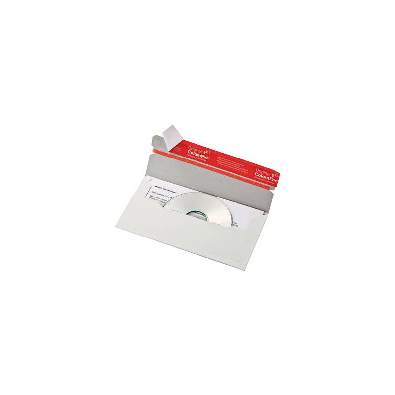 ColomPac CD/DVD-Brief, DIN lang, ohne Fenster, Farbe: weiß