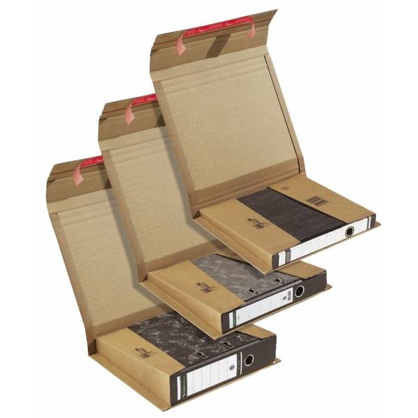 Ordnerversandkarton 320x290x35-80mm braun