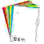 Trennblätter A4 230g/qm durchgefärbt VE=100 Stück farbig sortiert